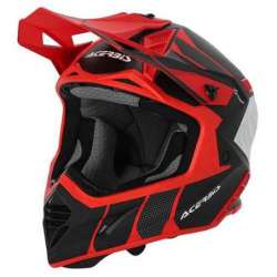 ACERBIS CASQUE OFFROAD X-TRACK NOIR  ROUGE  MAT