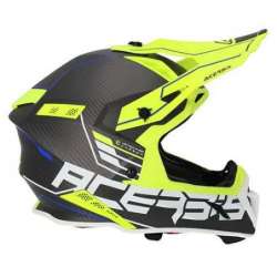 ACERBIS CASQUE OFFROAD STEEL CARBON NOIR  JAUNE FLUO  MAT