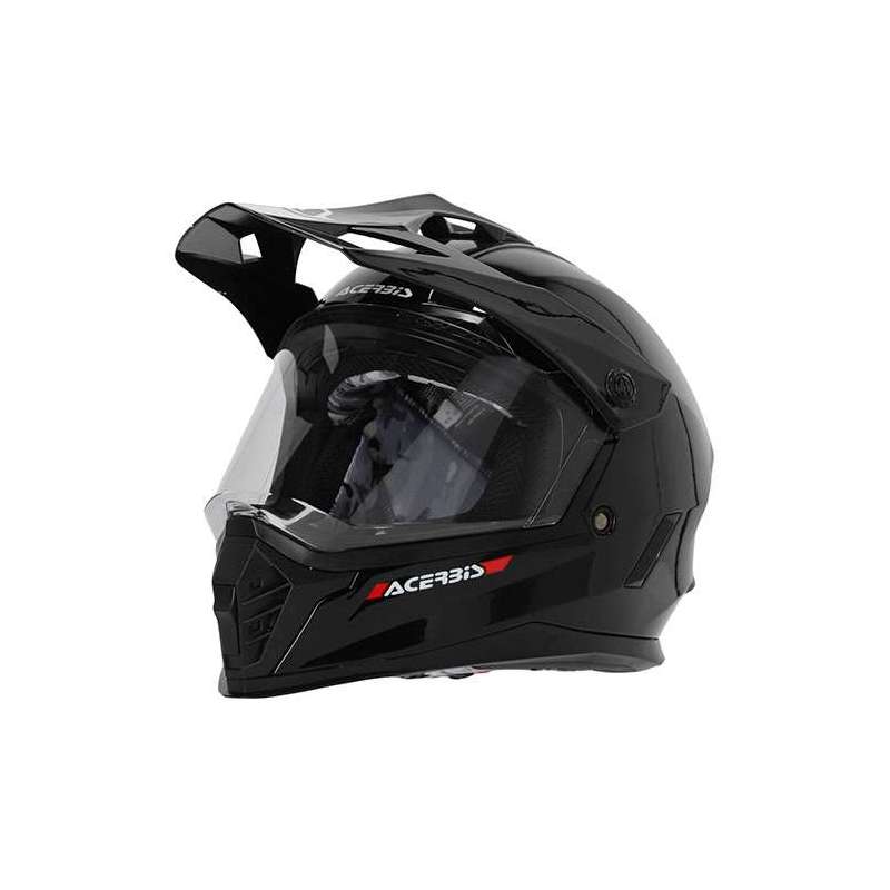 ACERBIS ENDUROHELM RIDER KINDER Schwarz Glänzend