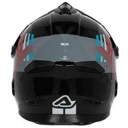 ACERBIS CASQUE ENDURO RIDER ENFANTS NOIR  ROUGE  BRILLANT