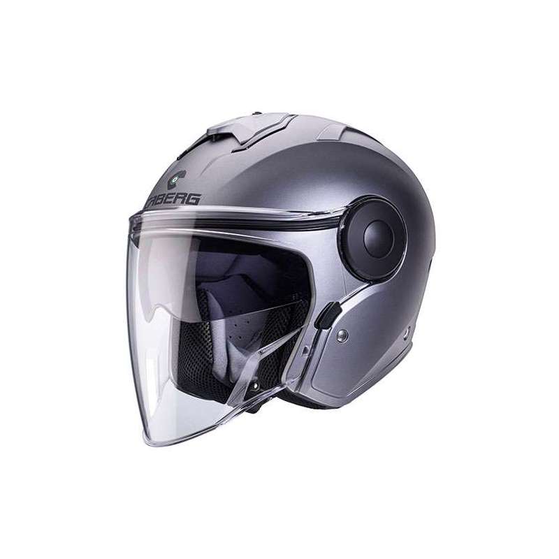 CABERG CASQUE JET SOHO GUN METAL  MAT