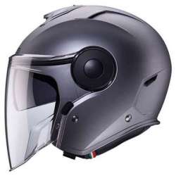 CABERG CASQUE JET SOHO GUN METAL  MAT