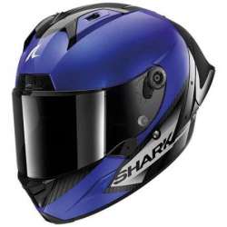 SHARK INTEGRALHELM AERON GP Blau Schwarz Glänzend