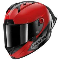 SHARK INTEGRALHELM AERON GP Schwarz Rot Glänzend