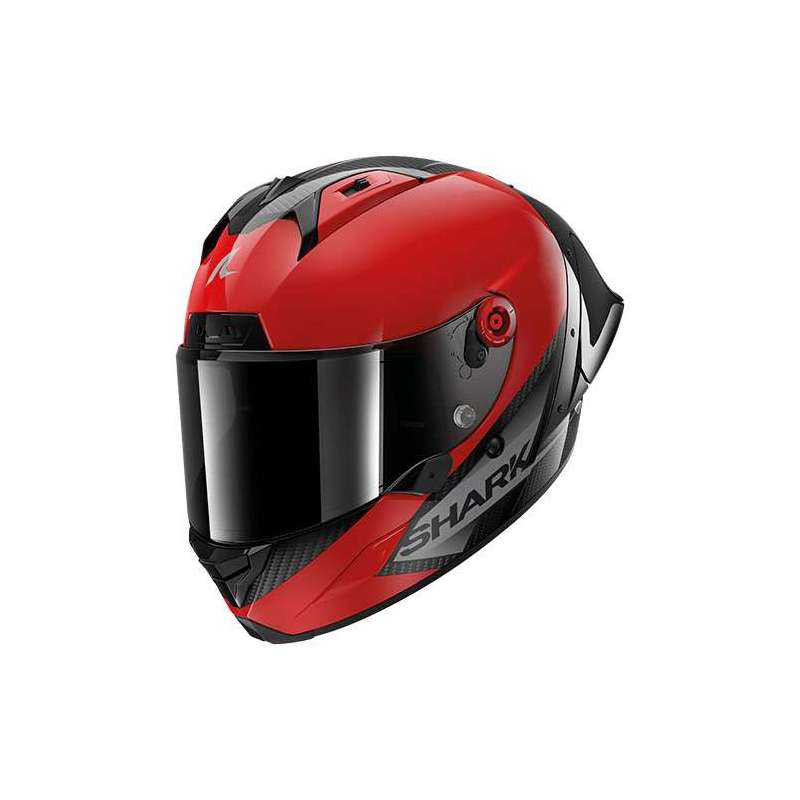 SHARK CASQUE INTÉGRAL AERON GP ROUGE  NOIR  BRILLANT