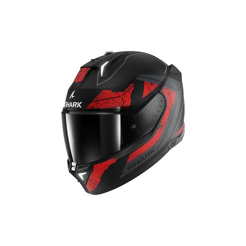 SHARK CASQUE INTÉGRAL SKWAL I3 RHAD  NOIR  ROUGE  MAT