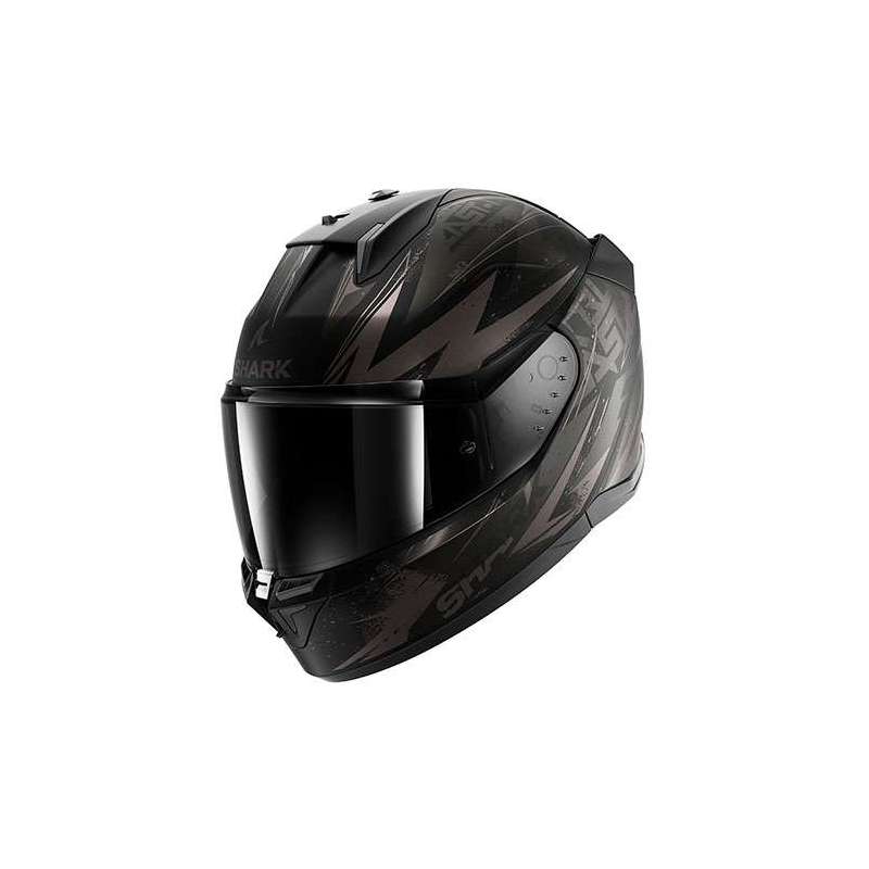 SHARK CASQUE INTÉGRAL D-SKWAL 3 BLAST-R  NOIR  GRIS  MAT