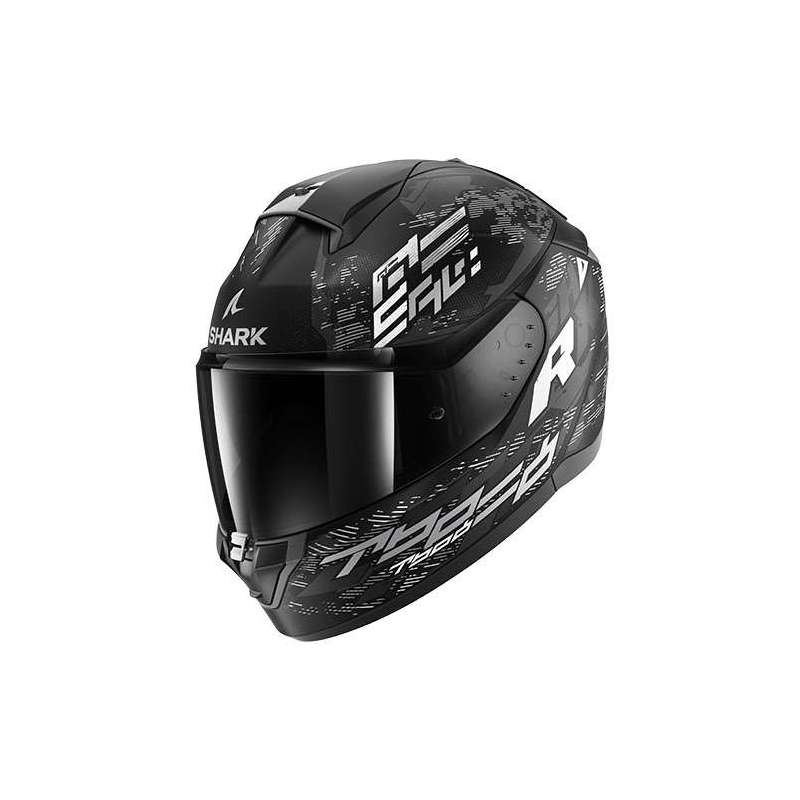 SHARK CASQUE INTÉGRAL RIDILL 2 MOLOKAI  NOIR  GRIS  MAT