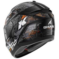 SHARK CASQUE INTÉGRAL RIDILL 2 MOLOKAI  NOIR  ORANGE  BRILLANT