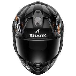 SHARK INTEGRALHELM RIDILL 2 Molokai Schwarz Orange Glänzend