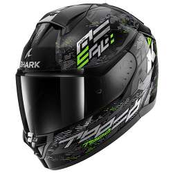 SHARK CASQUE INTÉGRAL RIDILL 2 MOLOKAI  NOIR  VERT  BRILLANT