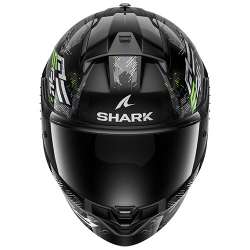 SHARK CASQUE INTÉGRAL RIDILL 2 MOLOKAI  NOIR  VERT  BRILLANT