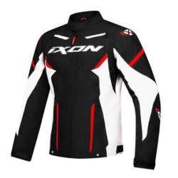 Veste IXON STRIKER NOIR/BLANC/ROUGEVIF