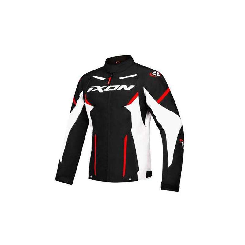 Veste IXON STRIKER NOIR/BLANC/ROUGEVIF