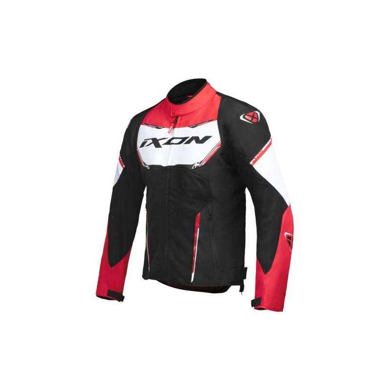 Veste IXON STRIKER AIR WP NOIR/BLANC/ROUGE