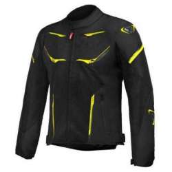 Jacke IXON STRIKER AIR Schwarz/Anthrazit/Lebhaftes Gelb