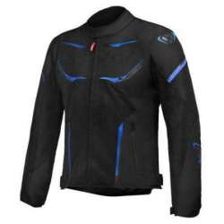 Veste IXON STRIKER AIR NOIR/ANTHRACITE/BLEU