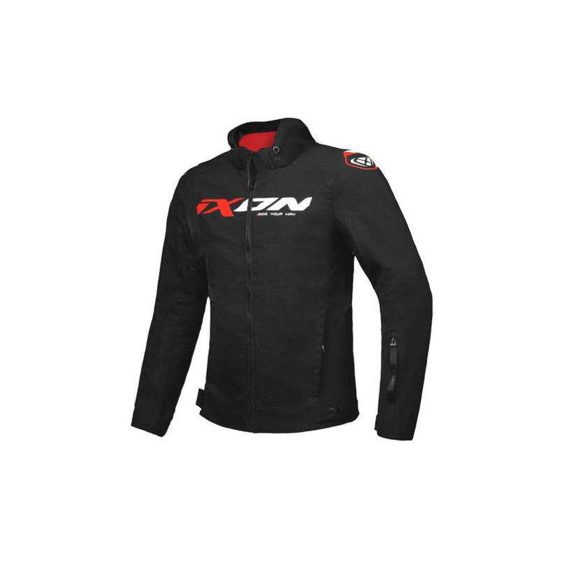 Veste IXON FIERCE NOIR/BLANC/ROUGE