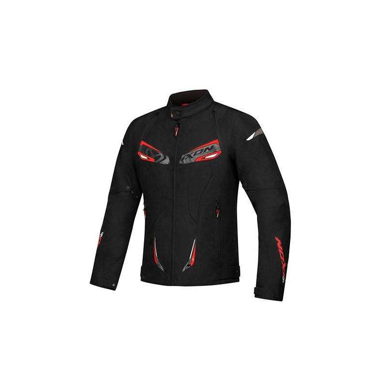 Veste IXON CALIBER NOIR/BLANC/ROUGE