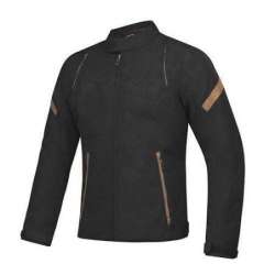 Veste IXON STRIKER RETRO NOIR/MARRON