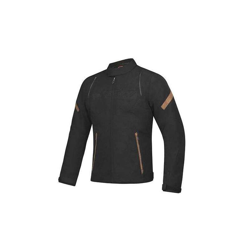 Veste IXON STRIKER RETRO NOIR/MARRON