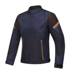 Veste IXON STRIKER RETRO NOIR/NAVY/MARRON