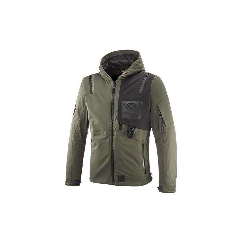 Veste IXON M-QUARTER KAKI/NOIR