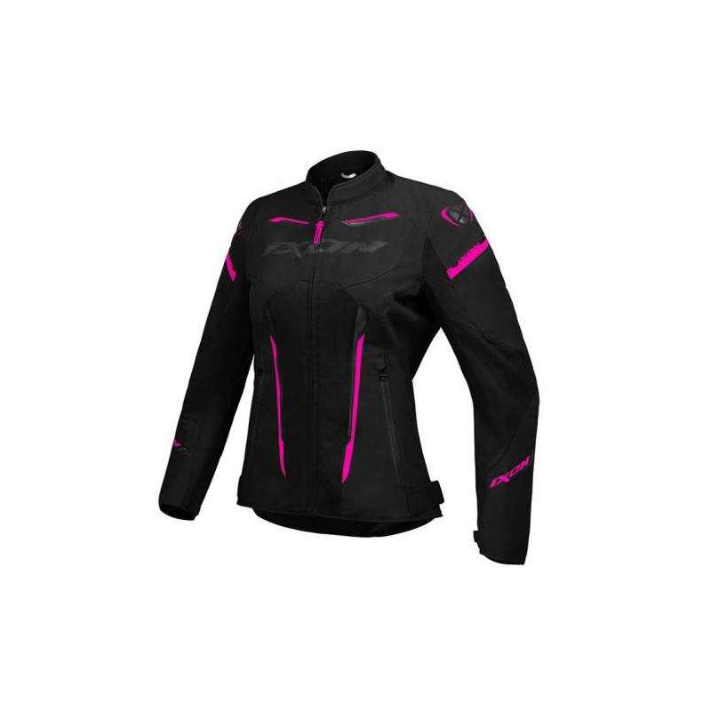 Veste IXON STRIKER AIR LADY NOIR/ANTHRACITE/FUSHIA