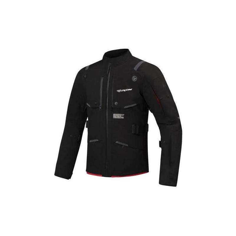 Veste IXON M-SKEID NOIR/ROUGE