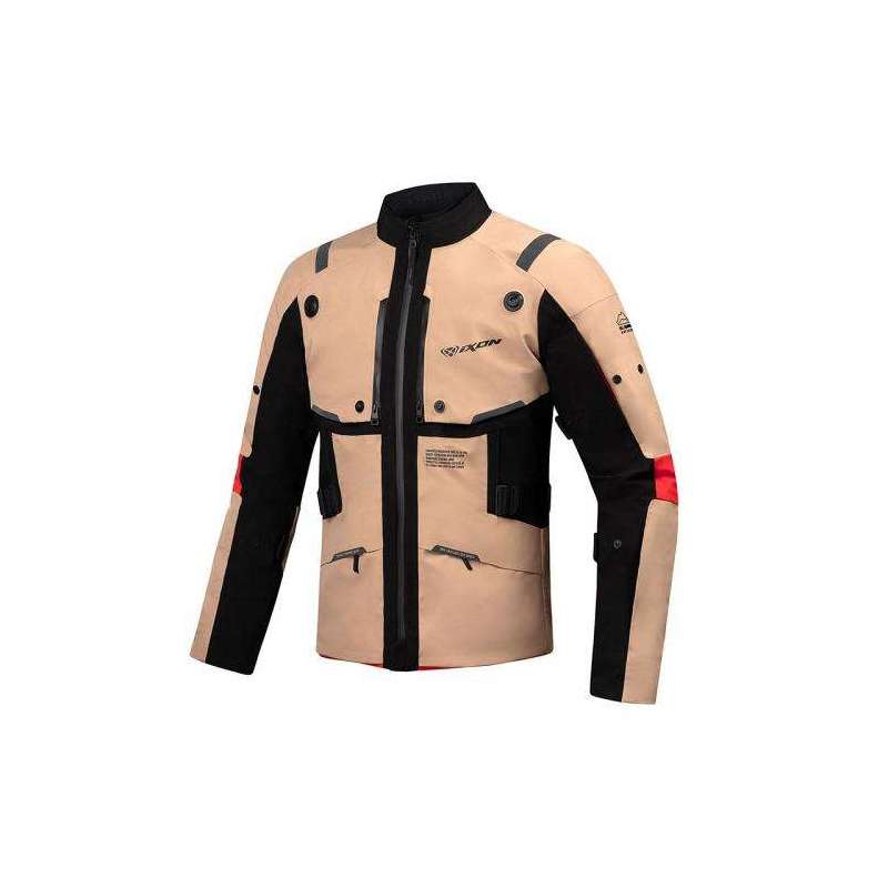 Veste IXON M-SKEID SABLE/NOIR/ROUGE