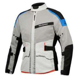 Veste IXON M-NJORD GRISCLAIR/BLEU/ROUGEVIF