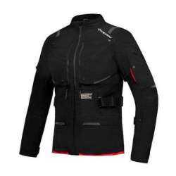 Jacke IXON M-SKEID LADY Schwarz/Rot