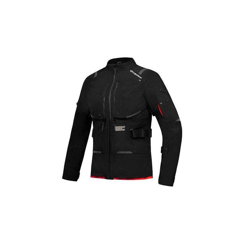 Veste IXON M-SKEID LADY NOIR/ROUGE