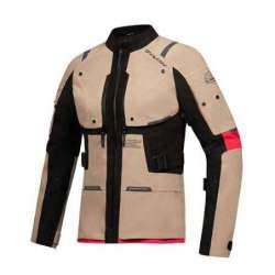 Veste IXON M-SKEID LADY SABLE/NOIR/ROUGE