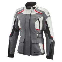 Veste IXON MIDGARD LADY GRIS/NOIR/ROUGE