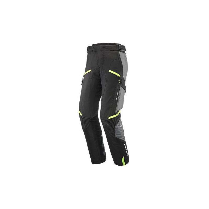 Pantalon IXON MIDGARD NOIR/GRIS/JAUNE