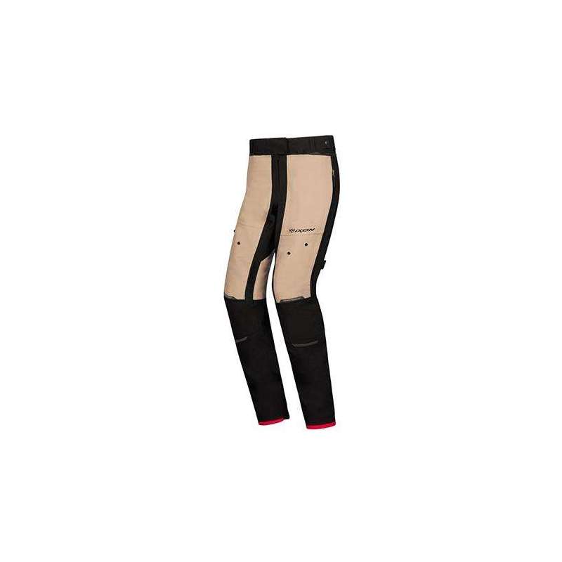 Pantalon IXON M-SKD LADY SABLE/NOIR/ROUGE