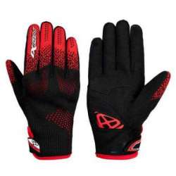 Gants IXON IXFLOW KNIT NOIR/ROUGE