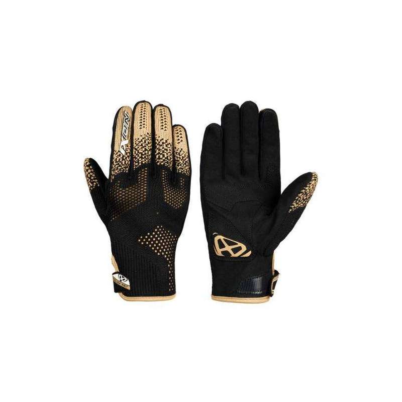 Handschuhe IXON IXFLOW KNIT LADY Schwarz/Gold