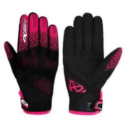 Gants IXON IXFLOW KNIT LADY NOIR/FUSHIA
