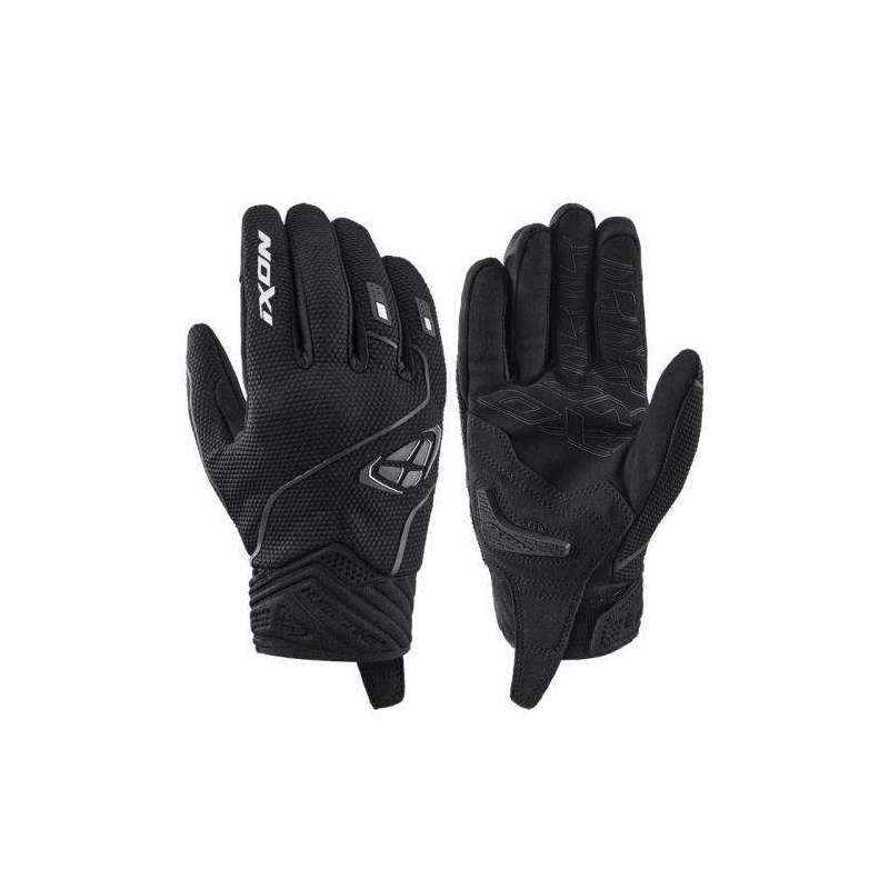 Handschuhe IXON HURRICANE 2 LADY Sommer Schwarz/Weiß