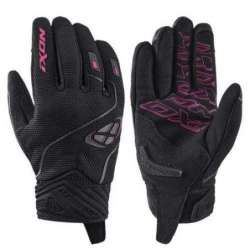 Handschuhe IXON HURRICANE 2 LADY Sommer Schwarz/Fuchsia