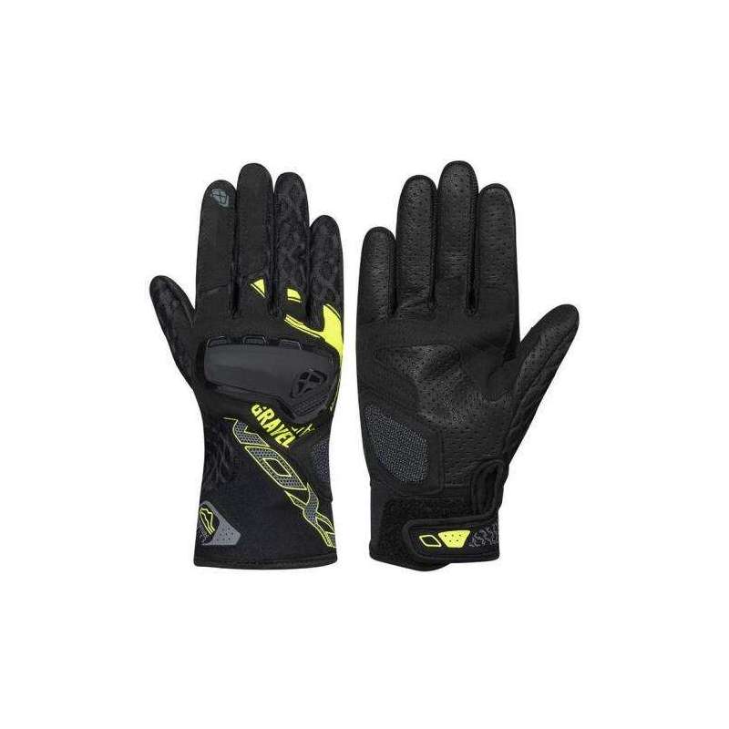 Handschuhe IXON GRAVEL AIR Schwarz/Gelb