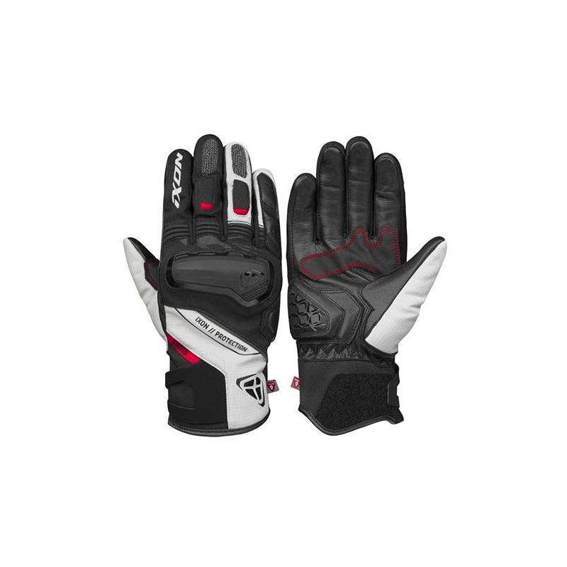 Handschuhe IXON PRO KNARR Winter Schwarz/Grau/Rot