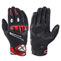 Gants IXON MIRAGE AIRFLOW NOIR/ROUGE