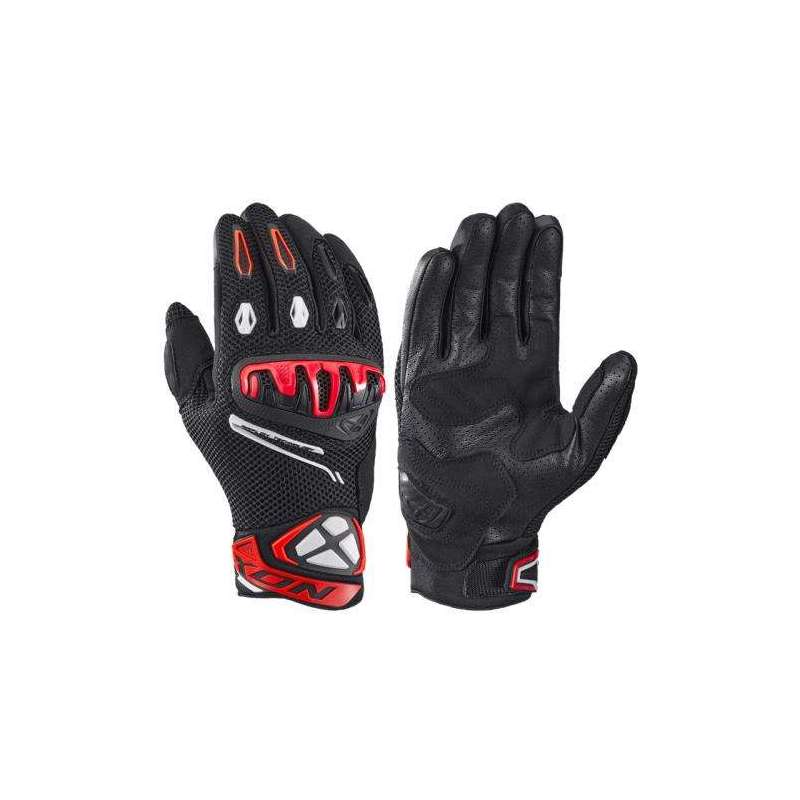 Handschuhe IXON MIRAGE AIRFLOW Schwarz/Rot