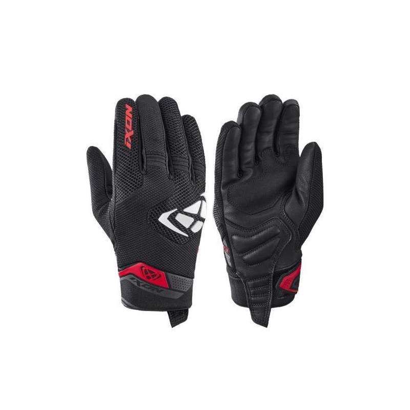 Handschuhe IXON MIG 2 AIRFLOW Schwarz/Weiß/Rot