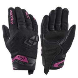 Gants IXON MIG 2 LADY Été NOIR/FUSHIA