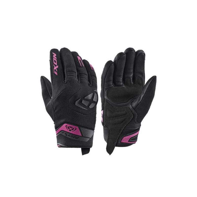 Handschuhe IXON MIG 2 LADY Sommer Schwarz/Fuchsia