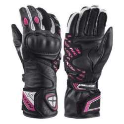 Gants IXON THUND LADY Été NOIR/FUSHIA